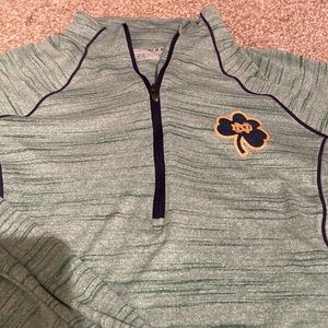 Under Armour Notre Dame quarter zip long sleeve